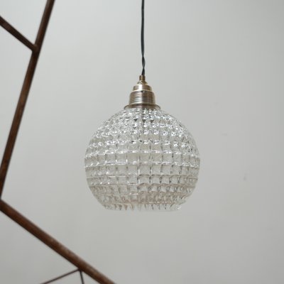 Late 20th Century Dutch Glass Ball Pendant Lamp-JRP-951140