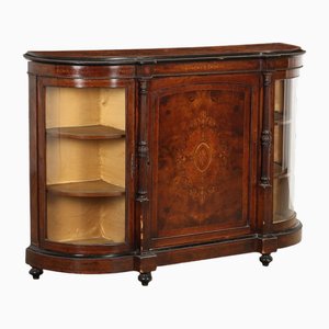 Late Victorian Cabinet in Burl Veneer, Italy, Late 19th Century-VMM-2042308