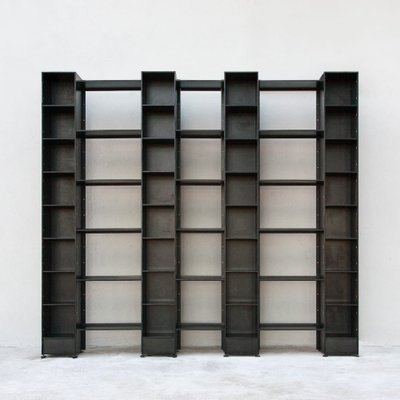 LB72 Bookcase with Brass Details by Marco Zanuso for Poggi, 1982-HZ-1791527