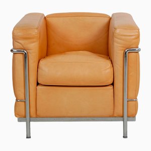 LC2 Chair in Natural Leather by Le Corbusier-MTD-1757686