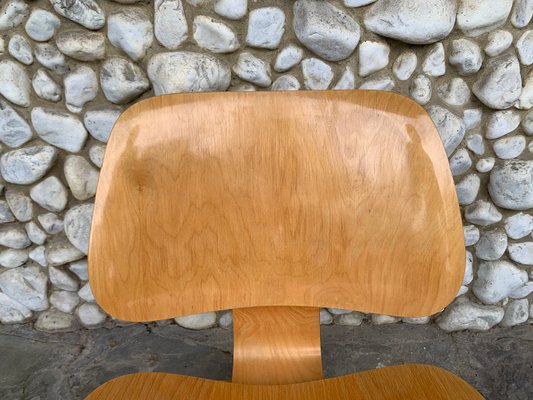 LCW Lounge Chair in Birch by Charles & Ray Eames for Herman Miller, 1950s-ZM-1765210