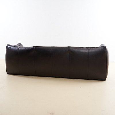 Le Bambole 3-Seater Sofa in Black Leather by Mario Bellini for B&B Italia / C&B Italia, 1970s-EOS-1574579