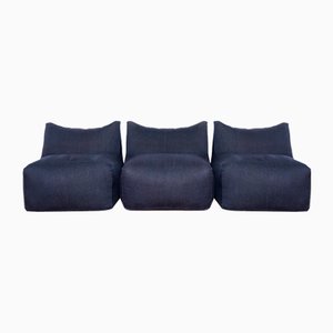 Le Bambole Armchairs by Mario Bellini for C&b Italia, 1970s, Set of 3-KNM-1665944