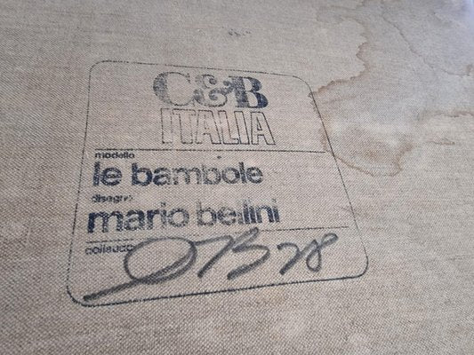 Le Bambole Lounge Chairs by Mario Bellini for C&b Italia, 1970s, Set of 2-UJI-1586921