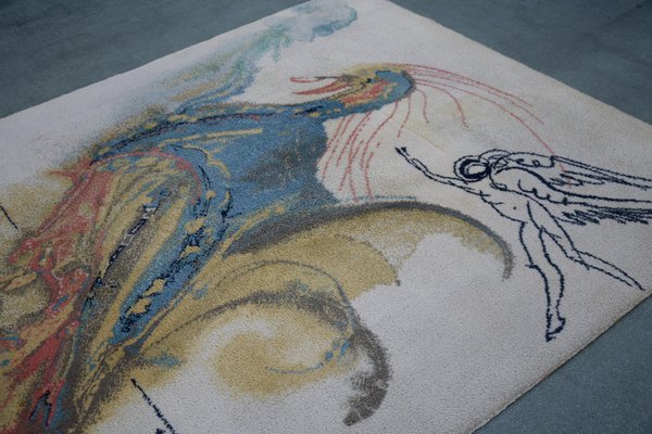 Le Grand Pavon Wool Carpet after Salvador Dali-IEI-1332101