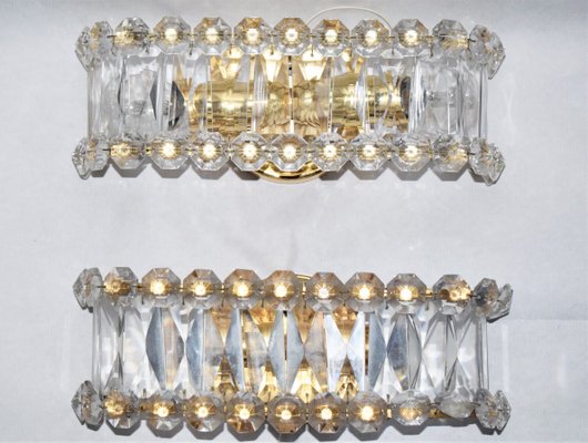 Lead Crystal Sconces from Bakalowits & Söhne, 1960s, Set of 2-VA-838359