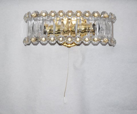 Lead Crystal Sconces from Bakalowits & Söhne, 1960s, Set of 2-VA-838359