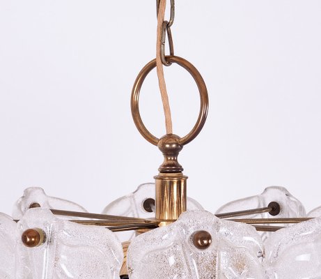 Leaf Hanging Lamp in Murano Glass, 1970s-SN-1248727