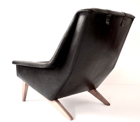 Leather 4410 Lounge Chair by Folke Ohlsson for Fritz Hansen, 1960s-APD-1145294