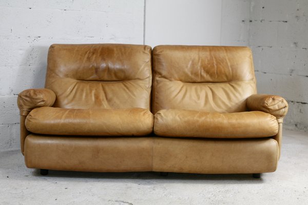 Leather Albany Sofa by Michel Ducaroy for Ligne Roset, 1970s-MAO-838136