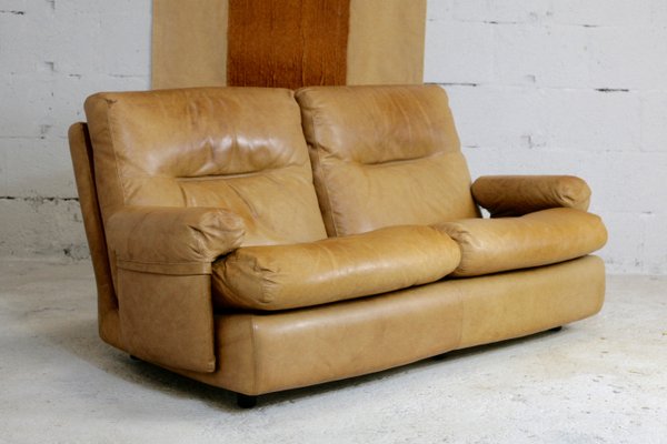 Leather Albany Sofa by Michel Ducaroy for Ligne Roset, 1970s-MAO-838136