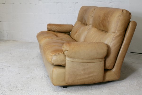 Leather Albany Sofa by Michel Ducaroy for Ligne Roset, 1970s-MAO-838136