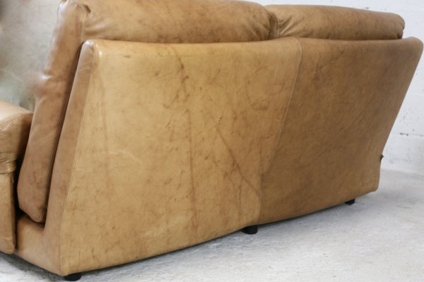 Leather Albany Sofa by Michel Ducaroy for Ligne Roset, 1970s-MAO-838136