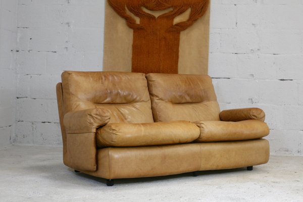 Leather Albany Sofa by Michel Ducaroy for Ligne Roset, 1970s-MAO-838136