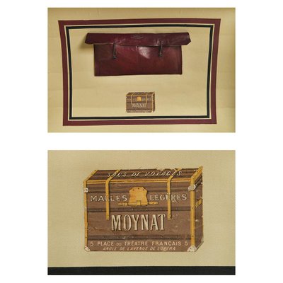 Leather and Brass Trunk from Moynat-NQ-983766