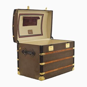 Leather and Brass Trunk from Moynat-NQ-983766