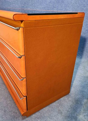 Leather and Opaline Dresser-AWH-949475