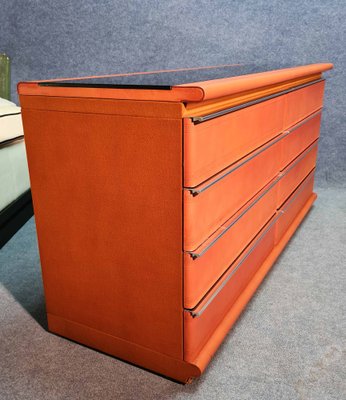 Leather and Opaline Dresser-AWH-949475