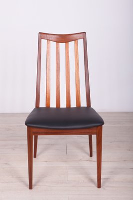 Leather and Teak Dining Chairs by Leslie Dandy for G-Plan, 1960s, Set of 6-NIT-698525