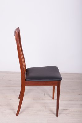 Leather and Teak Dining Chairs by Leslie Dandy for G-Plan, 1960s, Set of 6-NIT-698525