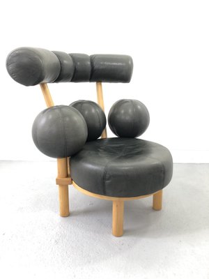 Leather Armchair by Peter Opsvik for Stokke, Norway-JWH-1293515