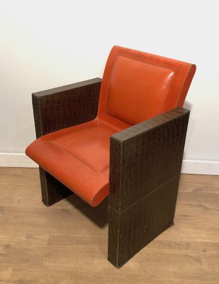 Leather Armchairs, 1970s, Set of 2-BA-1642911