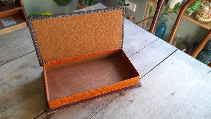 Leather Box, France, 1930s-BQF-2018360