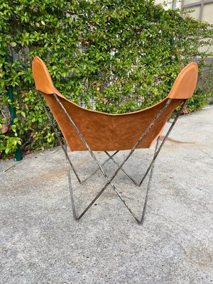 Leather Butterfly Chair for Airborne, 1950s-SSK-1421612