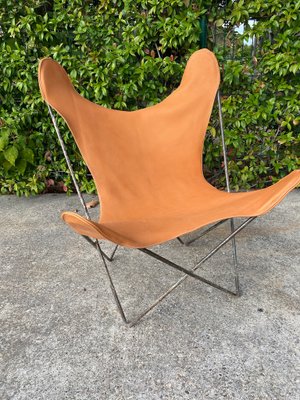 Leather Butterfly Chair for Airborne, 1950s-SSK-1421612