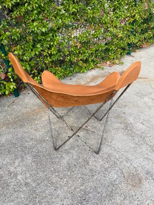 Leather Butterfly Chair for Airborne, 1950s-SSK-1421612