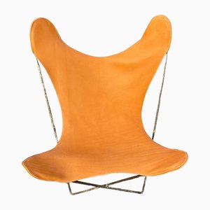 Leather Butterfly Chair for Airborne, 1950s-SSK-1421612