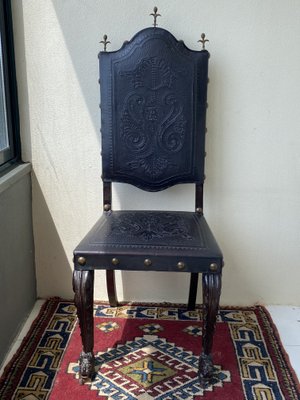 Leather Chair, 1970s-GEL-666237