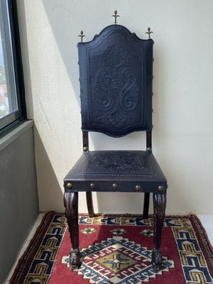 Leather Chair, 1970s-GEL-666237