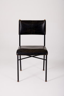 Leather Chair by Jacques Adnet-QAC-2035062