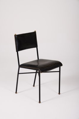 Leather Chair by Jacques Adnet-QAC-2035062