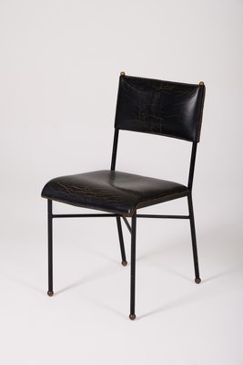 Leather Chair by Jacques Adnet-QAC-2035062