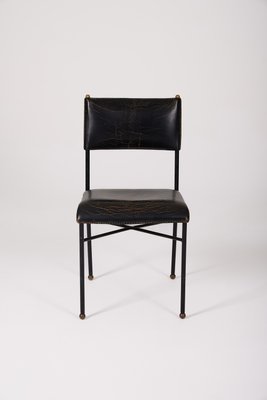 Leather Chair by Jacques Adnet-QAC-2035062