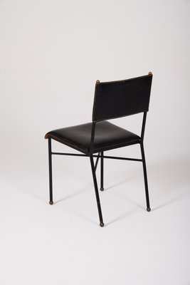 Leather Chair by Jacques Adnet-QAC-2035062