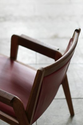 Leather Chairs by Jacques Hauville, 1950s, Set of 2-LA-1740861