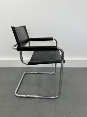 Leather Chairs, Italy, 1970s, Set of 4-JWH-1705884