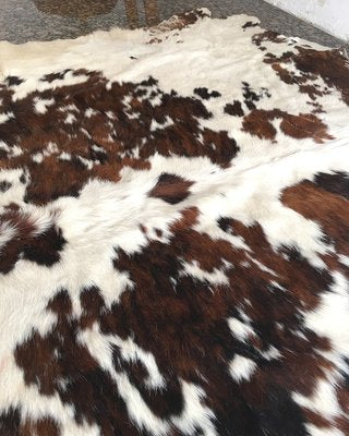 Leather Cowhide Rug, Italy, 1970s-BVG-996687