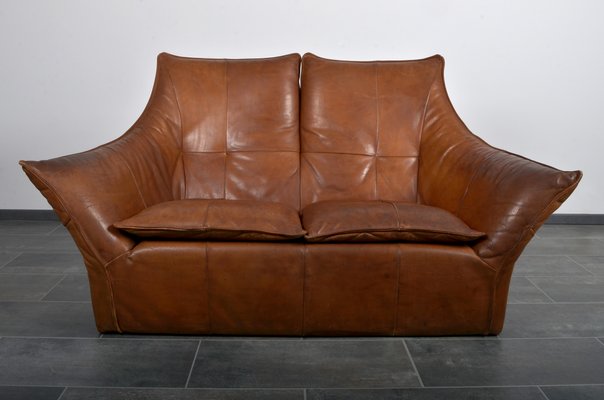 Leather Denver 2-Seat Bench by Gerard van den Berg for Montis, 1970s-IV-846323