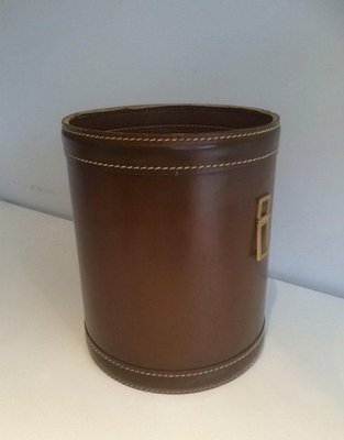 Leather Desktop Accessories, 1970s, Set of 5-BA-1365707