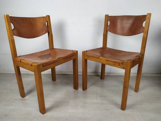 Leather Dining Chairs, Set of 2-EAD-1445105