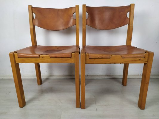 Leather Dining Chairs, Set of 2-EAD-1445105