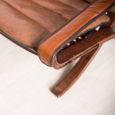 Leather Folding Armchairs, Set of 2-NZV-1066797