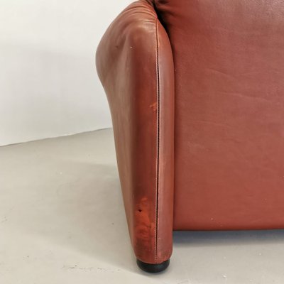 Leather Maralunga 2-Seater Sofa by Vico Magistretti for Cassina, 1970s-PRS-1884202