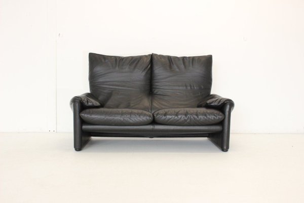 Leather Maralunga Sofa by Vico Magistretti for Cassina-VGV-2023563