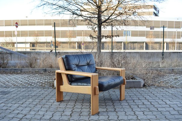 Leather Model Bonanza Lounge Chair by Esko Pajamies for Asko, 1960s-UF-1261703