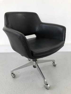 Leather Office Chair, 1960s-JWH-1365960